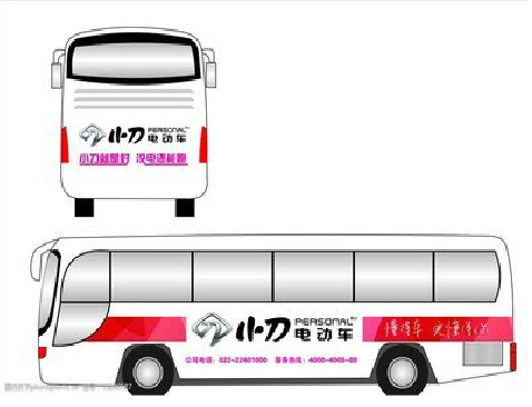 淳化公交车身贴如何完美贴合?