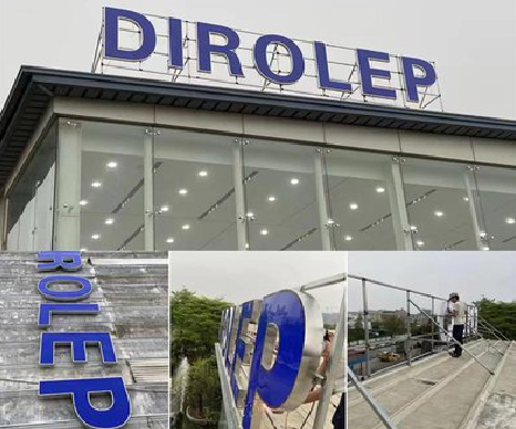 淳化楼顶发光字安装的注意事项。